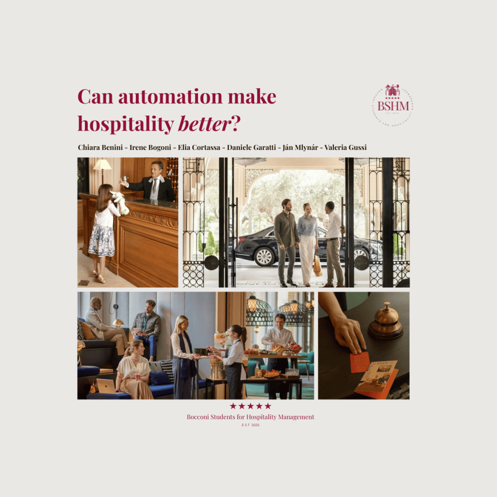Automation in hotels: the customer and the supplier&nbsp;perspectives
